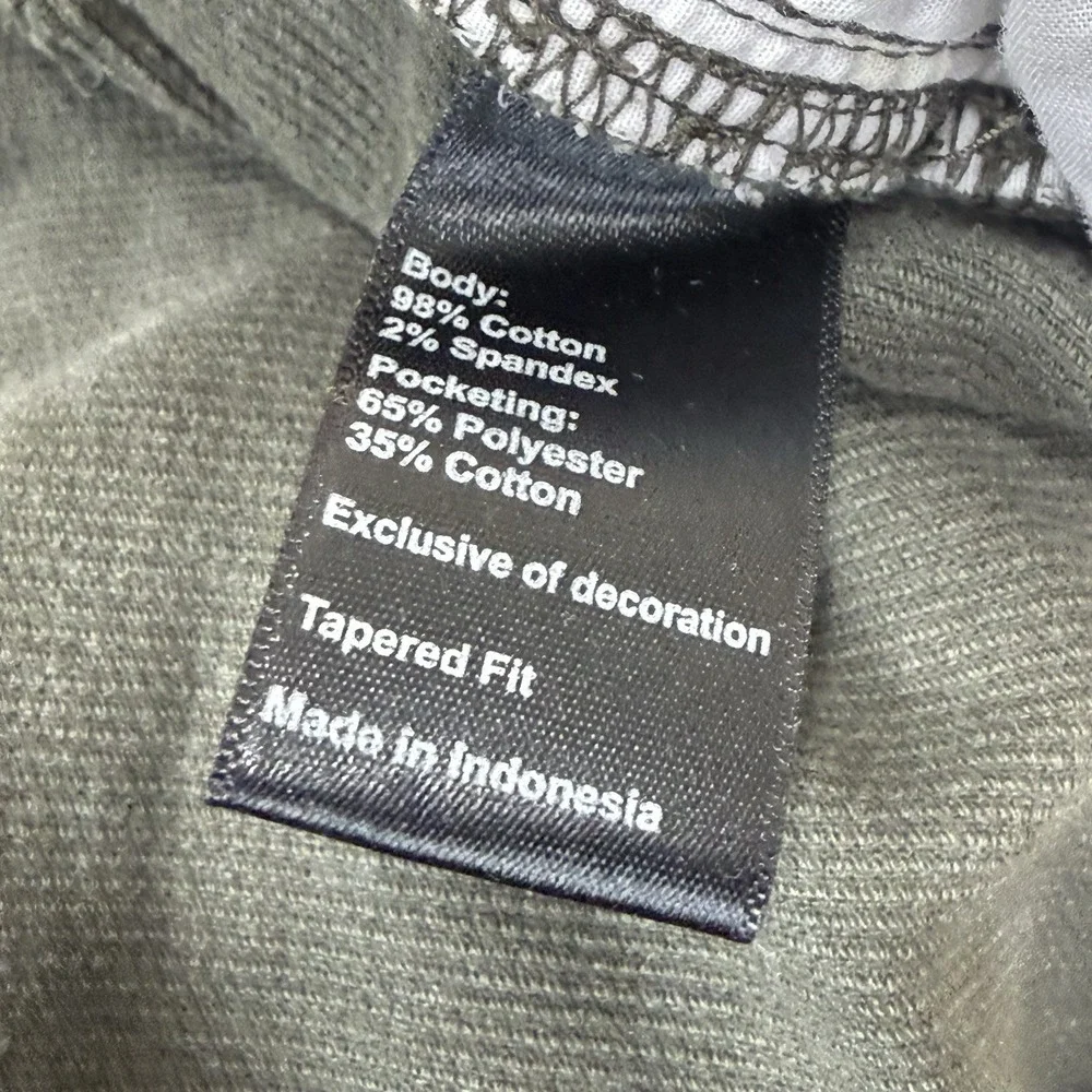 Flint And Tinder 365 Corduroy Pants Mens 32x30 Green Slim Fit Stretch 5 Pocket